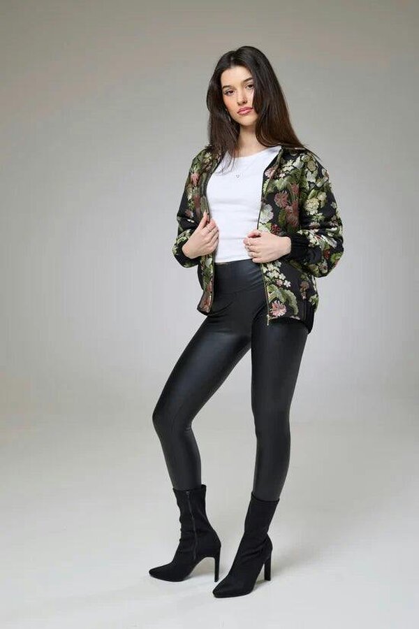 Lioness by TF Floral Heaven  Bomber Jacket