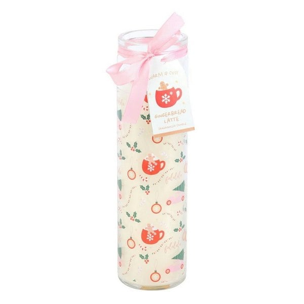 Something Different Sugarplum Fun Christmas Tube Candle - Baby Pink