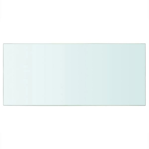 Berkfield Shelves 2 pcs Panel Glass Clear 50x25 cm