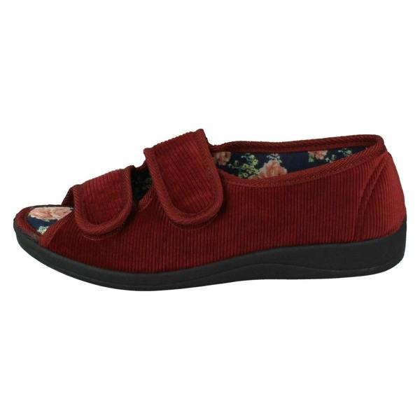 Four Seasons Ladies Four Seasons Floral Lined Slippers Mary