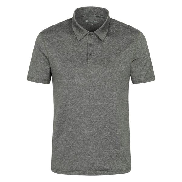 Mountain Warehouse Mens Agra Stripe Polo Shirt - Khaki Green - 