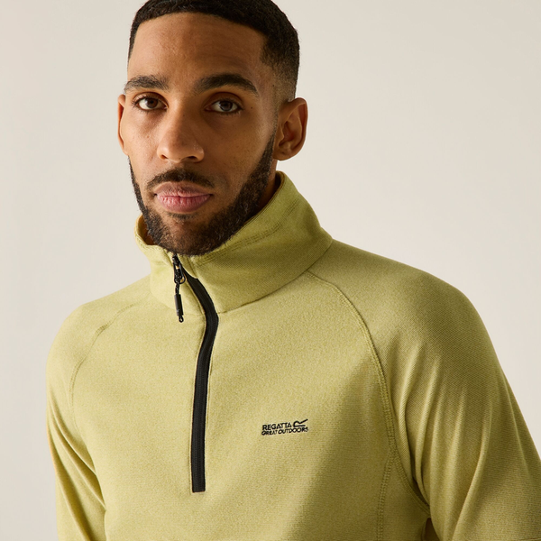 Regatta Great Outdoors Mens Montes Funnel Neck Fleece Jumper - Desert Beige