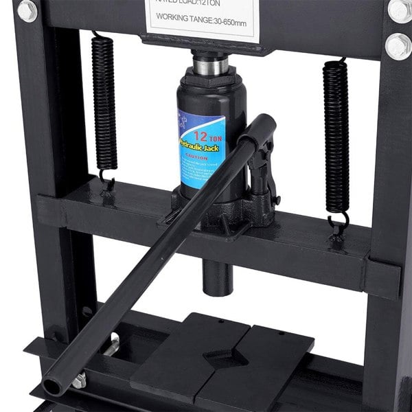 12 Ton Workshop Press Floor Standing Hydraulic H-Frame DIY Tools Living and Home