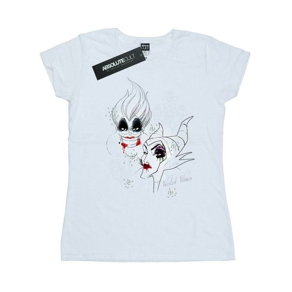 Disney Womens/Ladies Wicked Villains Cotton T-Shirt - White