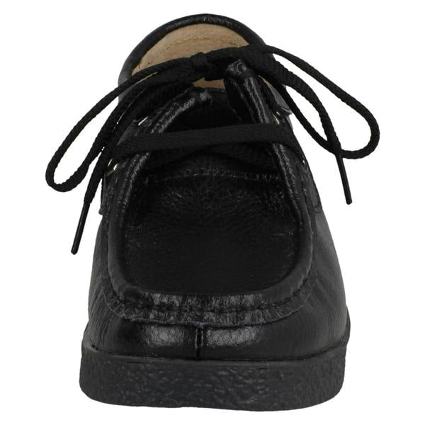 Eaze Ladies Eaze Flat Casual Lace Up Shoes