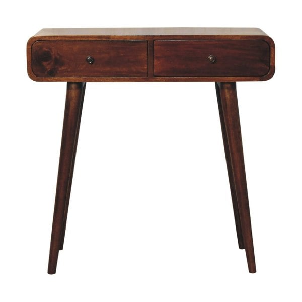 Artisan Furniture Chestnut Curved Hallway Table