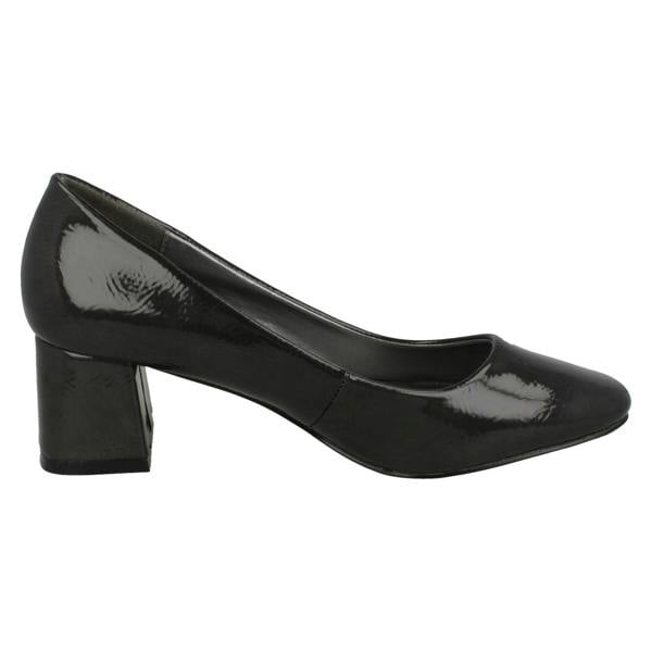 Anne Michelle Ladies Anne Michelle Mid Chunky Heel Court Shoes
