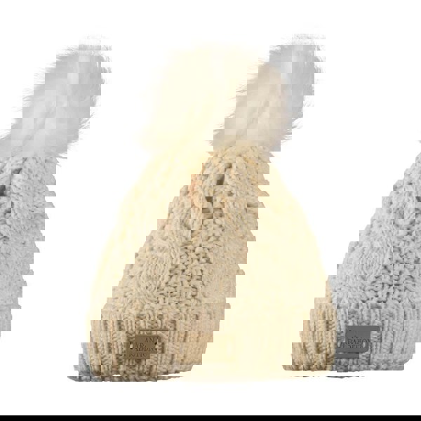 Aran Cable Pom Pom Hat Stay Cozy & Chic with Aran Cable Pom Pom Hat | Traditional Cable Knit