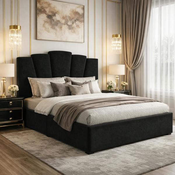 Great British Beds John Art Deco Divan Bed