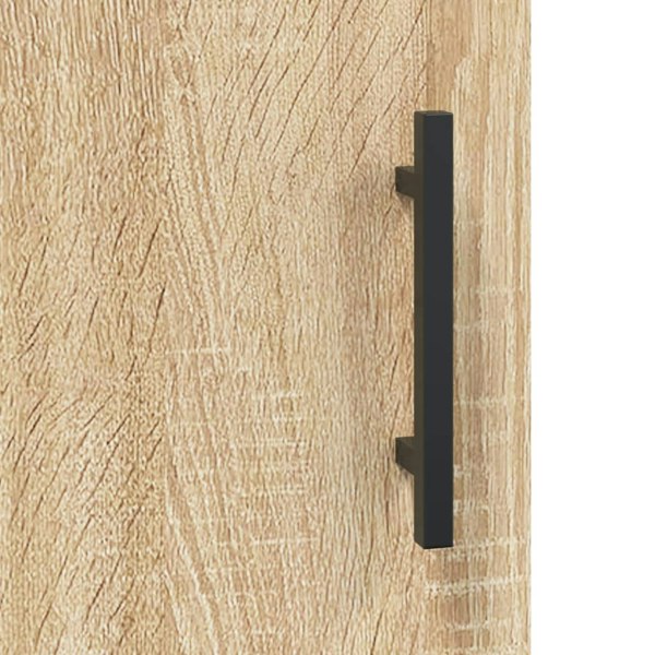 Berkfield Wall Mounted Cabinet Sonoma Oak 69.5x34x90 cm Engineered Wood