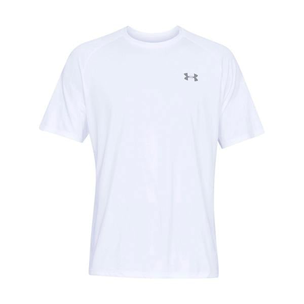 Under Armour Mens Tech T-Shirt - White/Grey - 