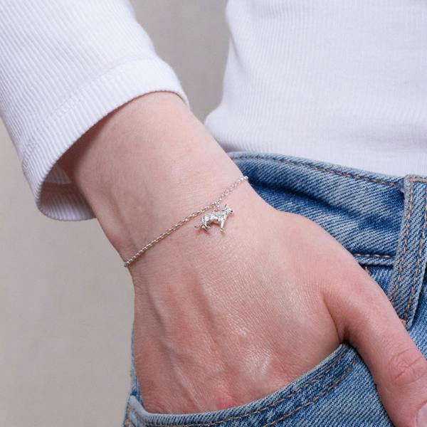Mylee London German Shepherd Chain Bracelet - Personalised - Sterling Silver