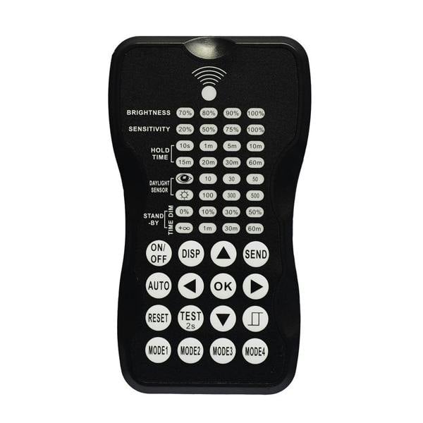 ENER-J Infrared Remote for Microwave Sensor (T381) with 40 buttons.