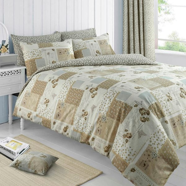 Velosso Maya Printed Cotton Blend Duvet Cover and Pillowcase Set