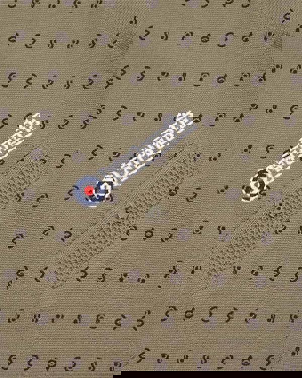 Lambretta Mens Smart Casual Retro All Over Print SKA Polo Shirt