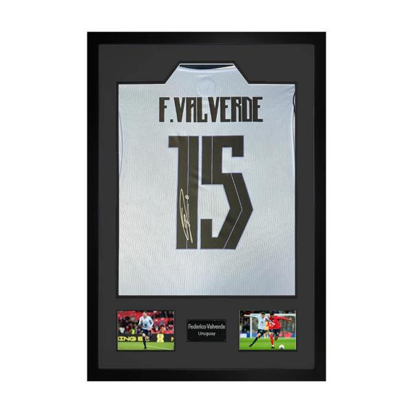 Federico Valverde Signed Uruguay Premium Frame