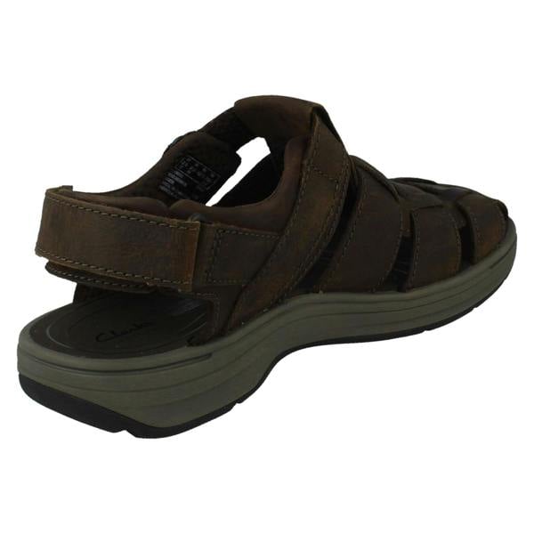 Clarks Mens Clarks Hook and Loop Enclosed Sandals Saltway Cove