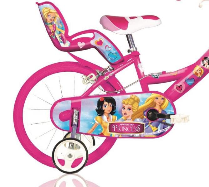Dino Bikes Dino Princess Kids 16" Wheel Bike - Pink