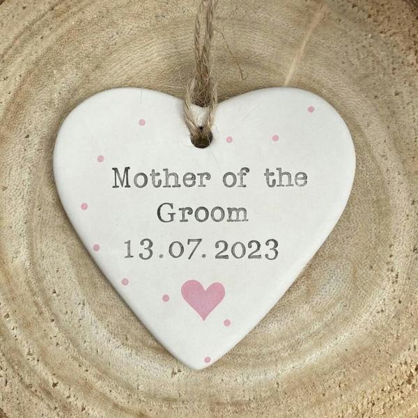 Personalised Wedding Party Gift - close-up detail