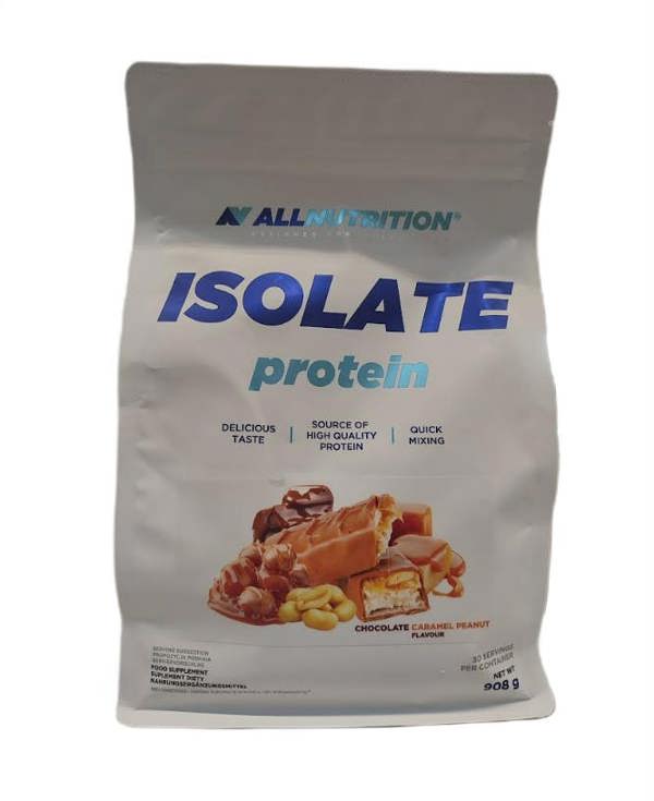 Allnutrition Isolate Protein, Chocolate Caramel Peanut - 908g