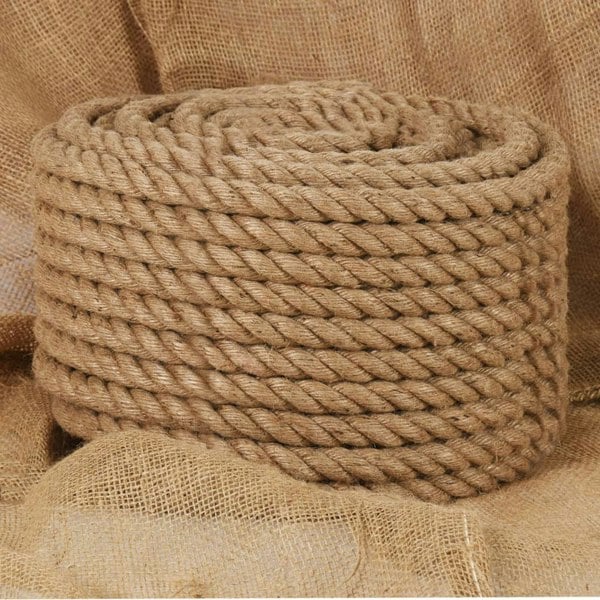 Berkfield Jute Rope 25 m Long 20 mm Thick