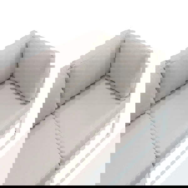 Jardi Modular Garden Furniture Set With Fire Pit - White