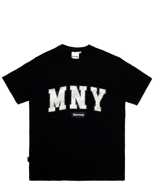 Money Camo Fill Tee - Black