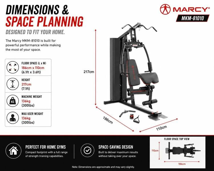 Marcy Multigym 142KG Resistance MKM81010