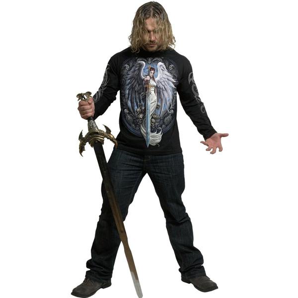 Spiral Direct ANGEL SWORD - Longsleeve T-Shirt Black