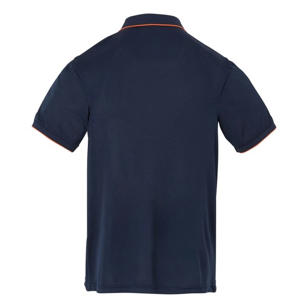 Regatta Mens Remex II Polo Shirt - Navy/Tangerine Tango Solid