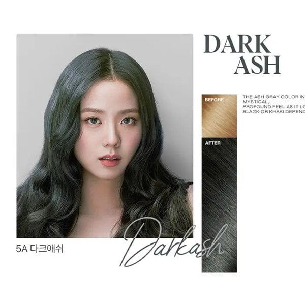 MISE EN SCÈNE All New Hello Bubble x BLACKPINK Hair Colour Kit #5A Dark Ash