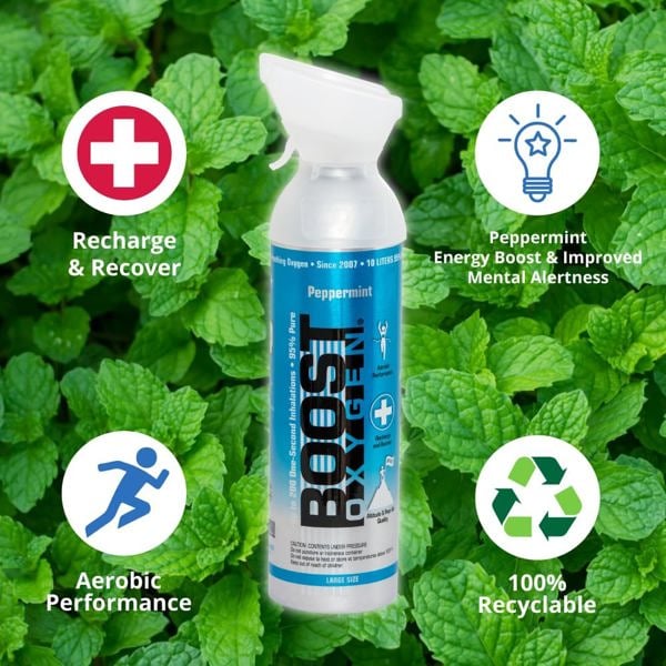Boost Oxygen® Supplemental Oxygen - Peppermint 5 Litre