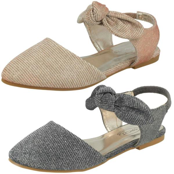 Spot On Girls Spot On Closed Toe Slingback Mule Sandals H2558