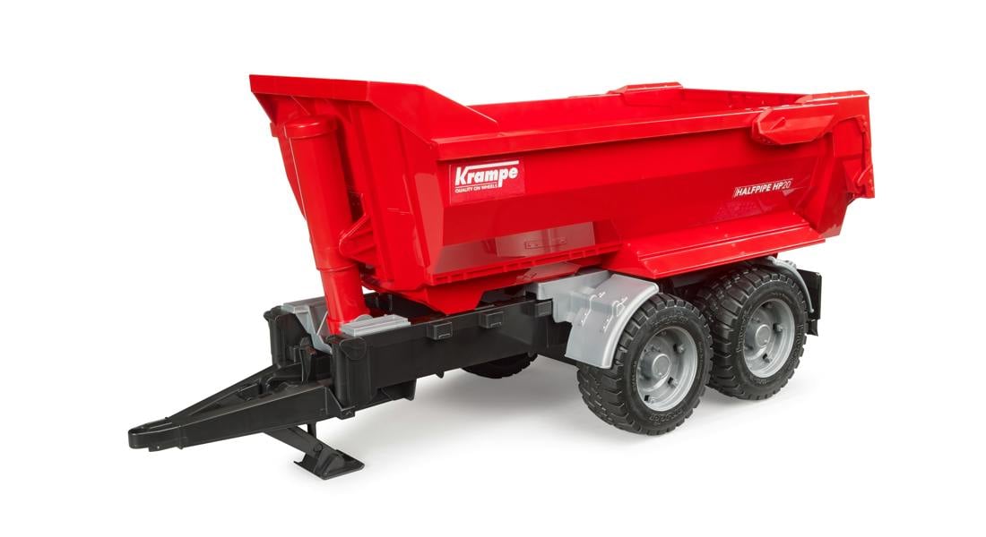Bruder Krampe Tandem-Halfpipe tipping trailer Detailed Vehicle & Playset Model
