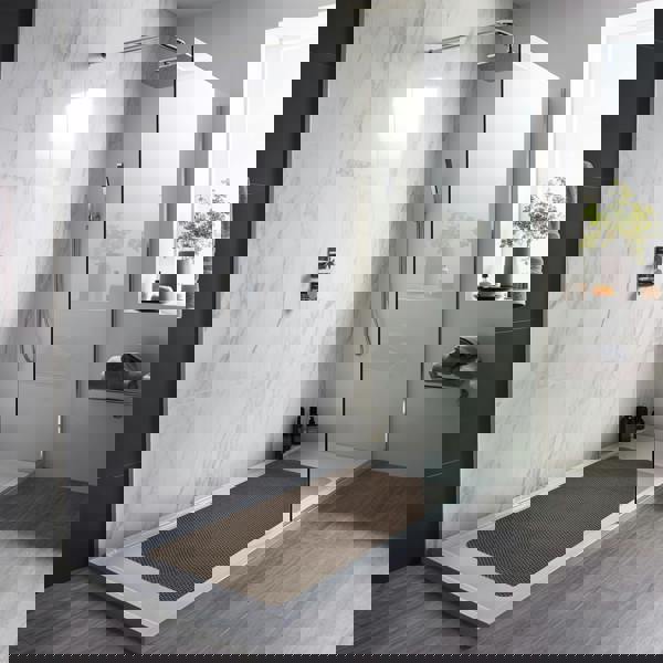 Nicoman Reversible Dual-Colour PVC Shower Bathroom Anti slip Mat