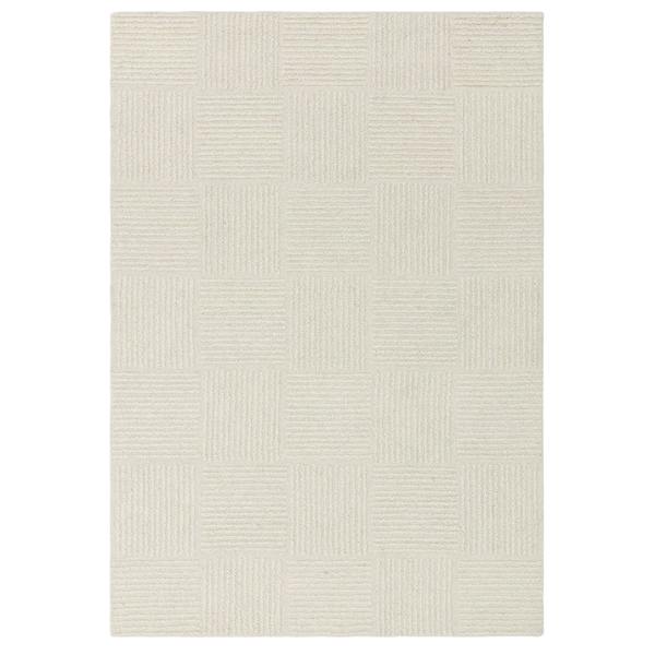 Asiatic Zennith Grid Wool Ivory Area Rug