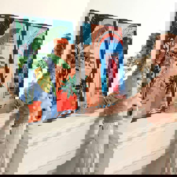 Hallway Wall Decor | Set of 2 Moroccan Inspired Wall art Prints