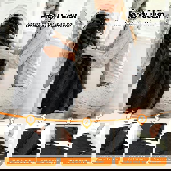 Skylos Dog Booster Car Seat Travel Carrier Bed Basket for Pet up to 55lbs Black