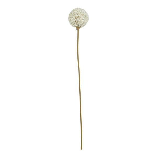 Hill Interiors The Natural Garden Collection Allium Artificial Flower - White - 