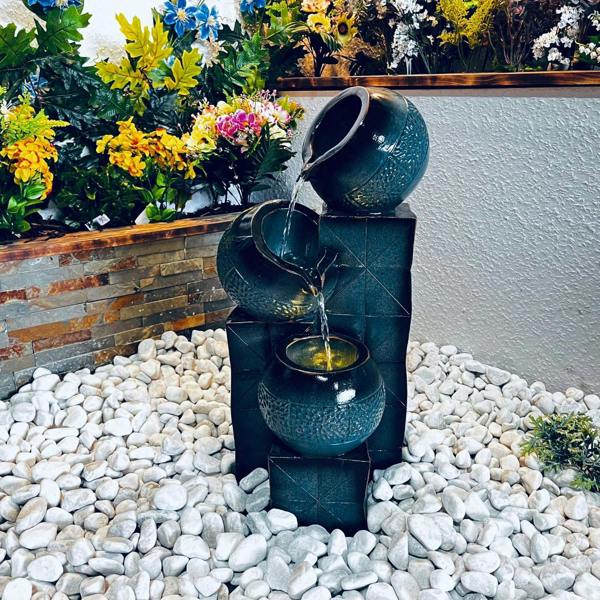 Tranquillity Water Features Teal Tranquil Pour Traditional Water Feature