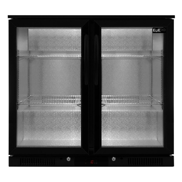 Kukoo Back Bar Fridge Cooler - Hinged Double Door