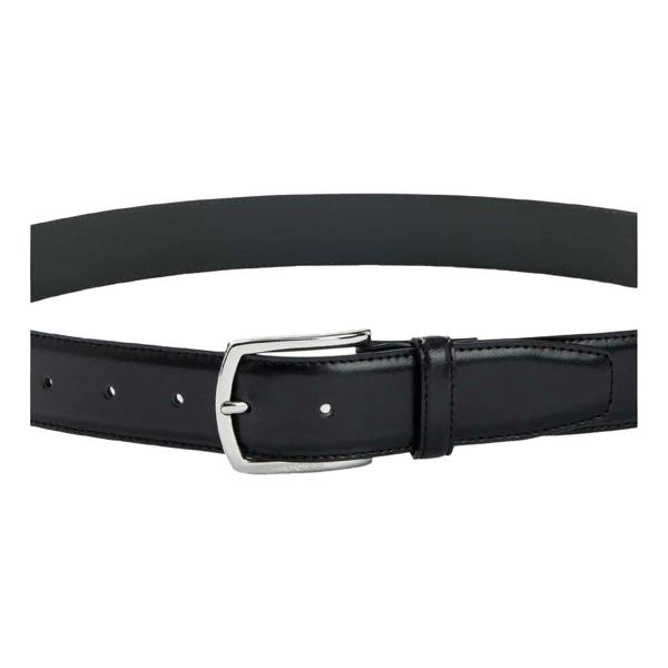 Boss Mens Leather Belt - Black - 