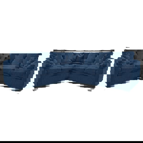 Furnishings For Less Delta Full Jumbo Cord 5 Seater Corner Sofa