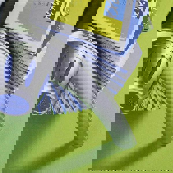 Durable VISIFIX VEGAS 400 Card Rotary Business Card Holder | A-Z Index | Silver