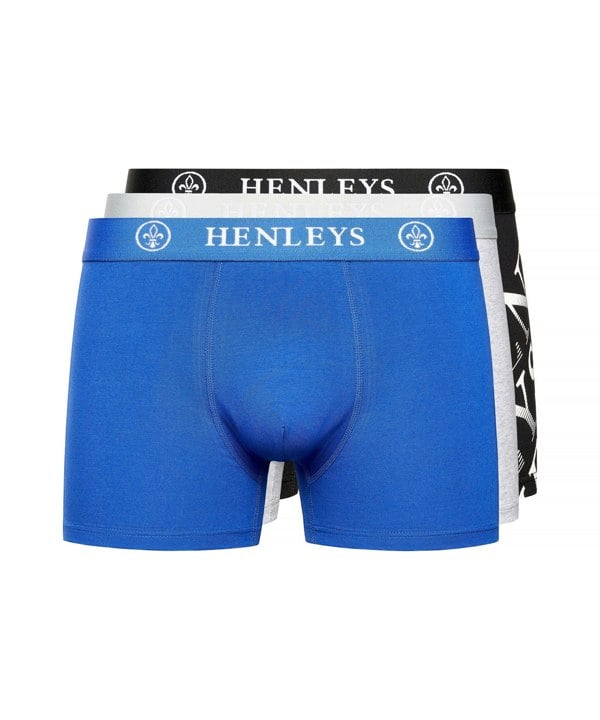 Henleys Henline Boxers 3pk Assorted