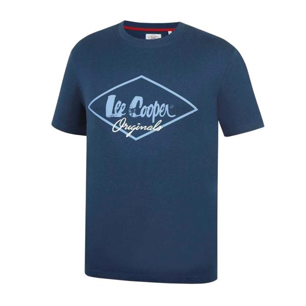 Lee Cooper Mens Originals Logo T-Shirt - Red - 