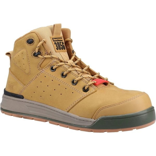 Hard Yakka 3056 Lace Zip Safety Boots - Wheat