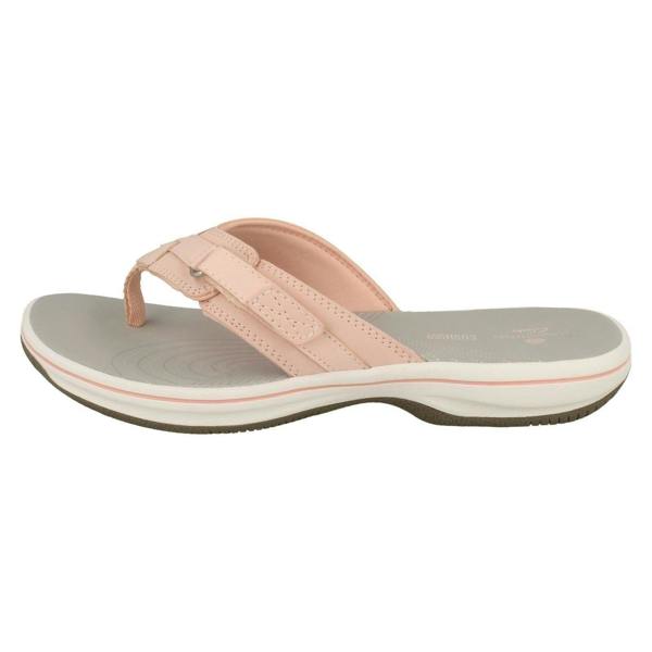 Clarks Ladies Clarks Toe Post Sandals Brinkley Sea