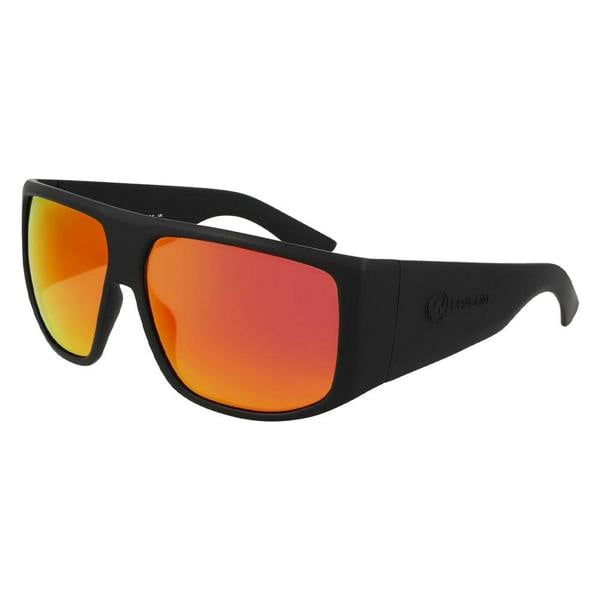 Dragon FIN - Matte Black with Polarized Lumalens Red Ionized Lens