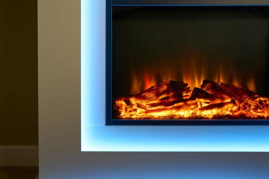 Sureflame Salisbury Electric Fireplace Suite in Pure White, 32 Inch